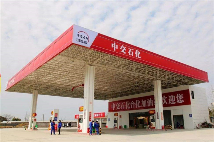 日照加油站钢结构网架案例6